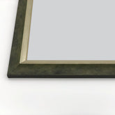 Cornice Moderna su Misura - Modello Brunelleschi Foglia Argento e Verde